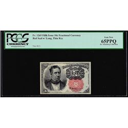1874 Fifth Issue Ten Cent Fractional Currency Note PCGS Gem New 65PPQ