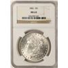 Image 1 : 1882 $1 Morgan Silver Dollar Coin NGC MS63