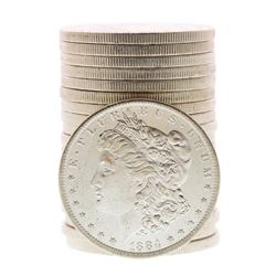 Roll of (20) Brilliant Uncirculated 1884-O $1 Morgan Silver Dollar Coins
