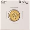 Image 1 : 1907 $2 1/2 Liberty Head Quarter Eagle Gold Coin - Soldered