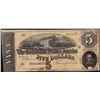Image 1 : 1864 $5 Confederate States of America Note