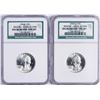 Image 1 : Lot of (2) 1964 & 1964-D Washnigton Quarter Coins NGC Uncirculated Binion Hoard