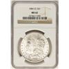 Image 1 : 1884-CC $1 Morgan Silver Dollar Coin NGC MS62