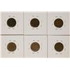 Image 2 : Set of 1873-1879 (No 1877) Indian Head Cent Coins