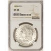 Image 1 : 1885-O $1 Morgan Silver Dollar Coin NGC MS64