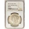 Image 1 : 1891-CC $1 Morgan Silver Dollar Coin NGC AU58 Top 100 VAM-3 Spitting Eagle