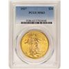 Image 1 : 1927 $20 St. Gaudens Double Eagle Gold Coin PCGS MS63