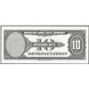 Image 2 : 1929 Ten Unit American Bank Note Test Note