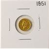 Image 1 : 1851 $1 Liberty Head Gold Dollar Coin