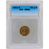 Image 1 : 1911-D $2 1/2 Indian Head Quarter Eagle Gold Coin ICG MS61