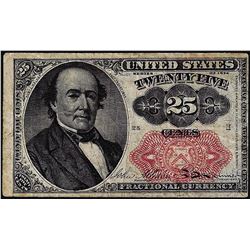 1874 Fifth Issue Twenty-Five Cents Fractional Currency Note