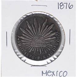 1876 F.R. Mexico 8 Reales Silver Coin