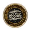 Image 1 : .999 Fine Silver Golden Nugget Las Vegas, Nevada $10 Limited Edition Gaming Toke