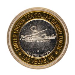 .999 Fine Silver Monte Carlo Las Vegas, Nevada $10 Limited Edition Gaming Token