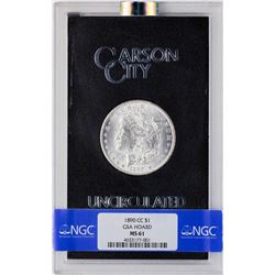 1890-CC $1 Morgan Silver Dollar Coin GSA Hoard NGC MS61