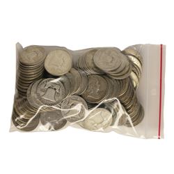 Bag of (100) Silver Franklin Half Dollar Coins - $50 Face Value