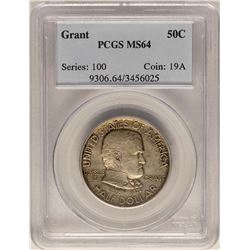 1922 Ulysses S. Grant Commemorative Half Dollar Coin PCGS MS64