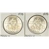 Image 1 : Lot of (2) 1978 Mexico Cien Pesos Silver Coins