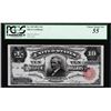 Image 1 : 1891 $10 Tombstone Silver Certificate Note Fr.299 PCGS Choice About New 55