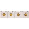 Image 1 : Lot of 1910-1913 $2 1/2 Indian Head Quarter Eagle Gold Coins
