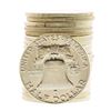 Image 2 : Roll of (20) Brilliant Uncirculated 1961 Franklin Half Dollar Coins