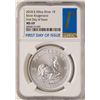 Image 1 : 2018 South Africa Krugerrand Silver Coin NGC MS69 First Day of Issue