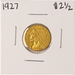 1927 $2 1/2 Indian Head Quarter Eagle Gold Coin