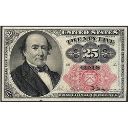 1874 Twenty-Five Cents Fifth Issue Fractional Currency Note