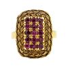 Image 2 : 18KT Yellow Gold 1.00 ctw Ruby Ring