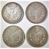 Image 2 : 4 MORGAN DOLLARS