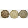 Image 2 : 1884 F DARK, 90 F, 92 VF LIBERTY NICKELS
