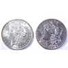 Image 1 : 2-CH BU 1889 MORGAN DOLLARS 1 WITH TONING