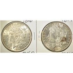 1896 & 1897 CH BU MORGAN DOLLARS