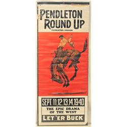 Pendleton Round-Up Poster