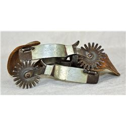 Inside Marked Crockett Spurs