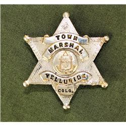 Telluride Marshall's Badge