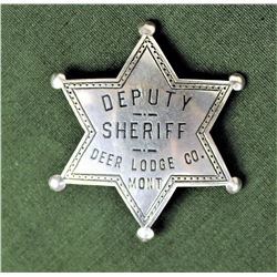 Deerlodge Sheriff's Badge