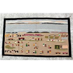 Pictoral Navajo Rug