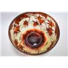 Image 2 : Galle style glass bowl 11 1/2" in diameter