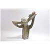 Image 1 : African hand carved stone figural statue signed T. Formozo, 16" in height