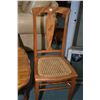 Image 2 : Pair of mid 20th century side chairs with rattan seats