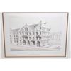 Image 2 : Six antique framed architectural engravings including "Villa A Pau- (Basses Pyreness)", "Villa Pres 