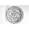 Image 1 : Large black and white dragon charger 16" in diameter