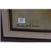 Image 2 : Framed print of Barry A.F Clark famous spitfire