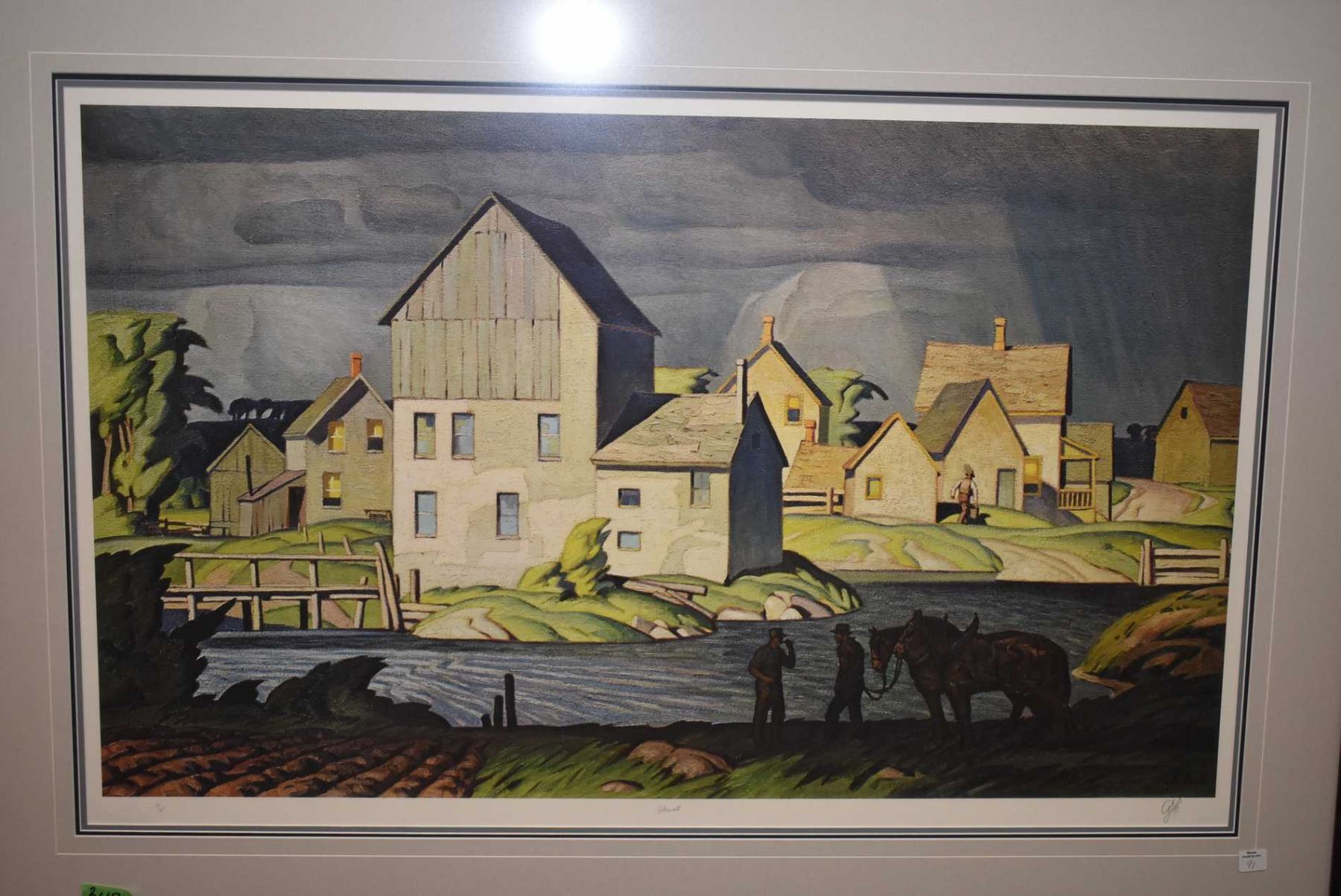 Framed Limited Edition Print Aftermath From An Original A J Casson Painting 77 920