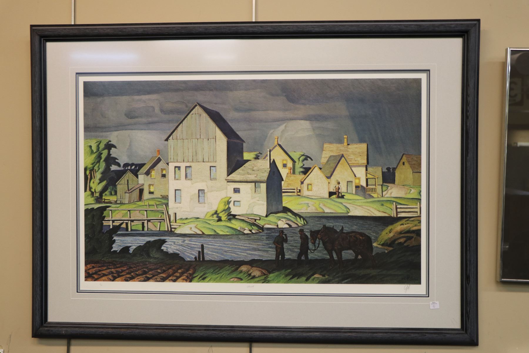 Framed Limited Edition Print Aftermath From An Original A J Casson Painting 77 920