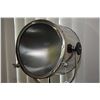 Image 2 : Deco style movie light, chrome, wood and glass