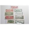 Image 2 : Selection of bank notes including Canadian two1967, a1973 and 1937 one dollar bills, 1954 and 1974 C