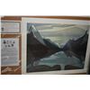 Image 2 : Two unframed Group of Seven prints including "Maligne Lake" by Lawren Harris and "West Wind" by Tom 