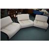 Image 2 : Top quality interesting three seat sofa/sectional with each outer section can rotate in and all thre